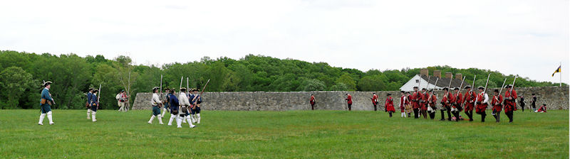 French and Indian War Reenactment at Fort Frederick State Park